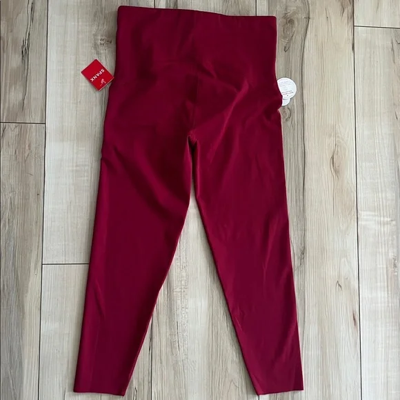 Spanx Booty Boost Leggings 7/8 Active Shaping Fitness Breathable Wicking New LG - Picture 8 of 10